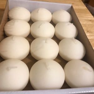 1 3/4" floating candles ivory